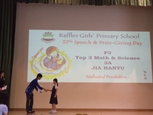 Jia Hanyu (GEP)- Raffles Girls' Primary School Primary 3 Top 3 Math & Science (2016)